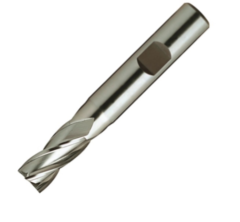 Europa Tools HSS-E End Mill - Uncoated Multi Flute - Short Length - 10mm