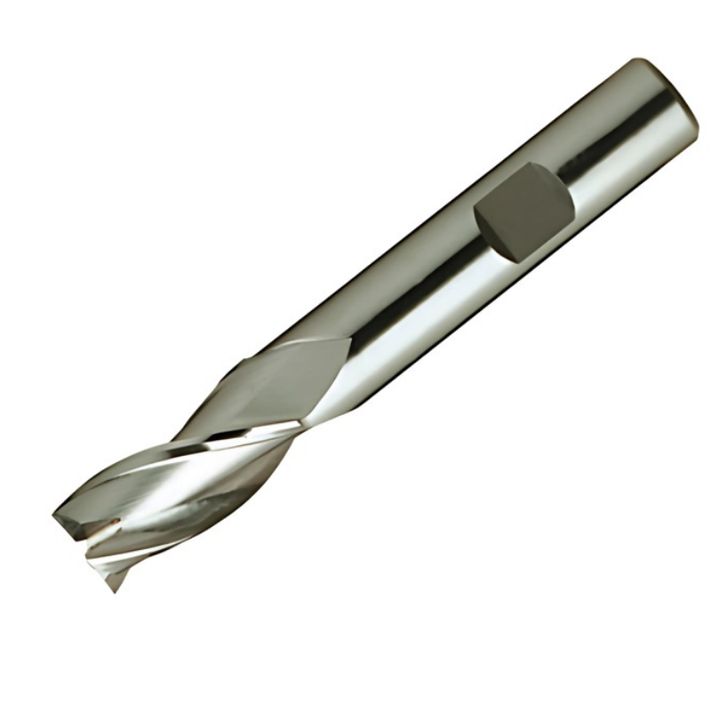 Europa Tools HSS-E End Mill - Uncoated 3 Flute Centre Cutting - Short Length - 10mm