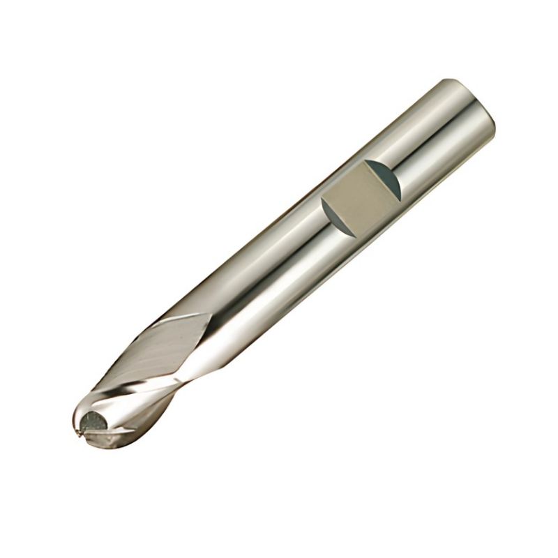 Europa Tools HSS-E End Mill - Uncoated 3 Flute Long Series Throw Away Ball Nose -2mm