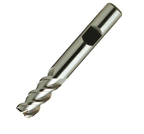 Europa Tools HSS-E End Mill - Uncoated Multi Flute - Long Length High Helix - 9mm