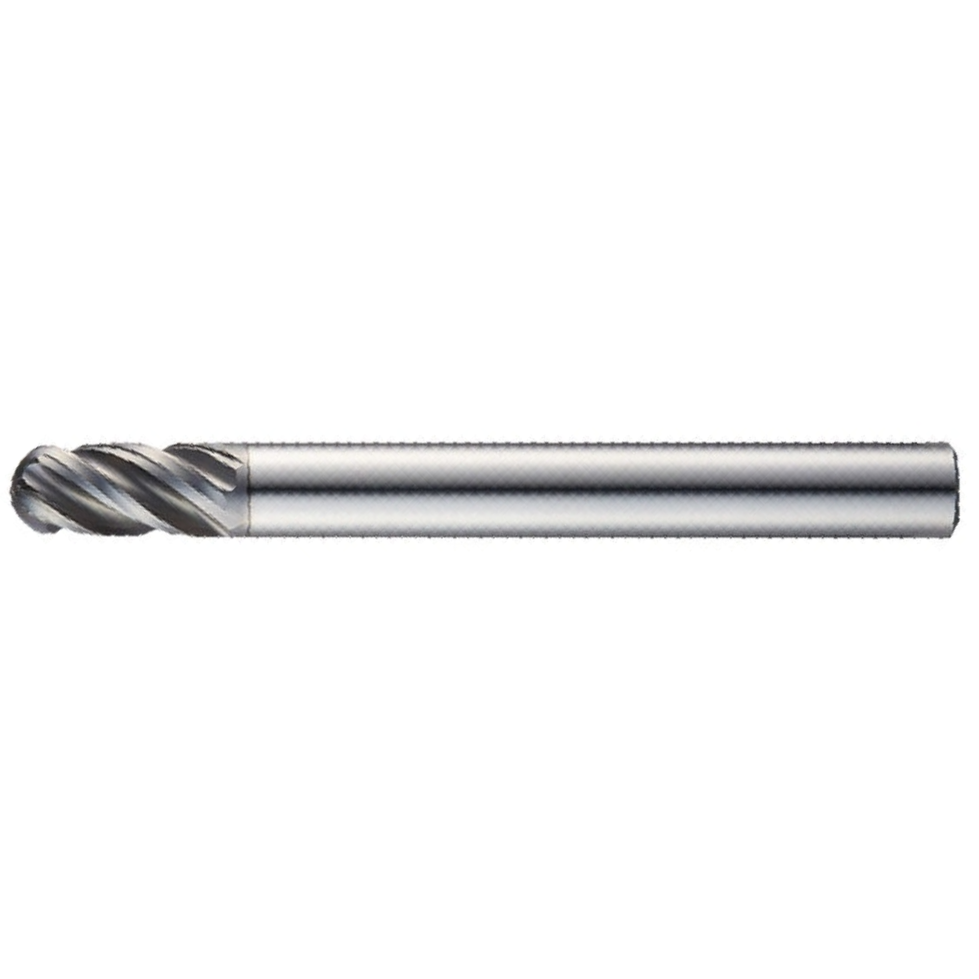 Widin Carbide End Mill For Stainless & Exotics - Ball Nose 4 Flute Variable Helix- 12mm