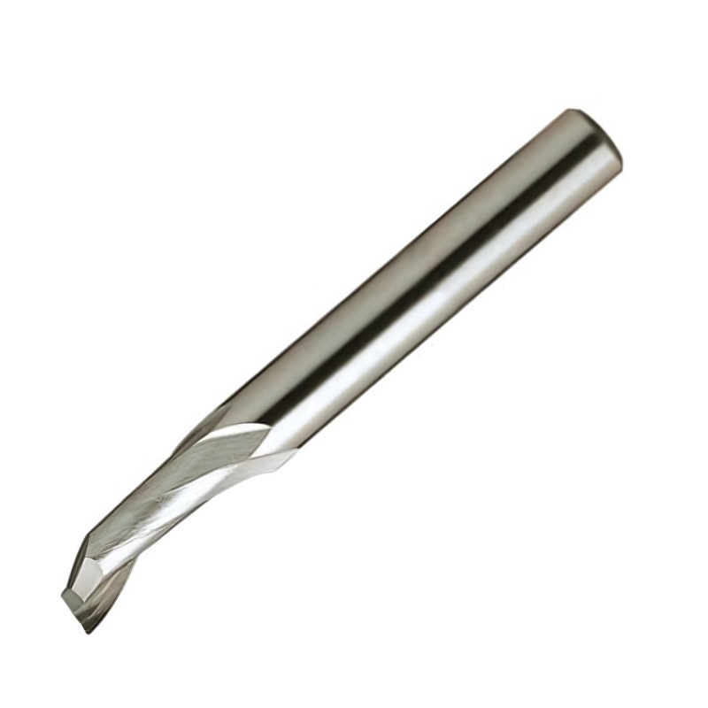 Europa Tools HSS Co5 End Mill - Aluminium Router - 1 Flute With Plain Shank Short Length - 3mm