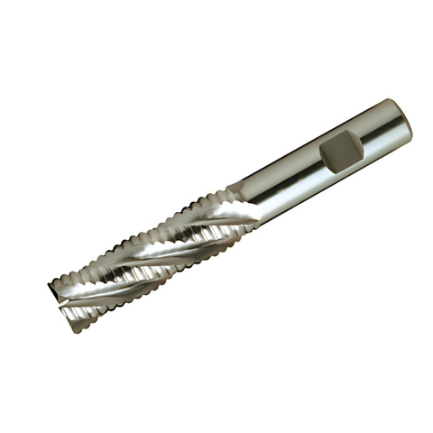 Europa Tools HSS-E Roughing End Mill - Uncoated Multi Flute - Long Length - 30mm