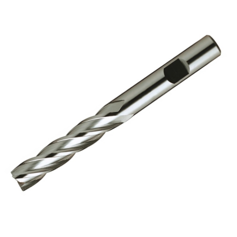 Europa Tools HSS-E End Mill - Uncoated Multi Flute - Long Length - 10mm