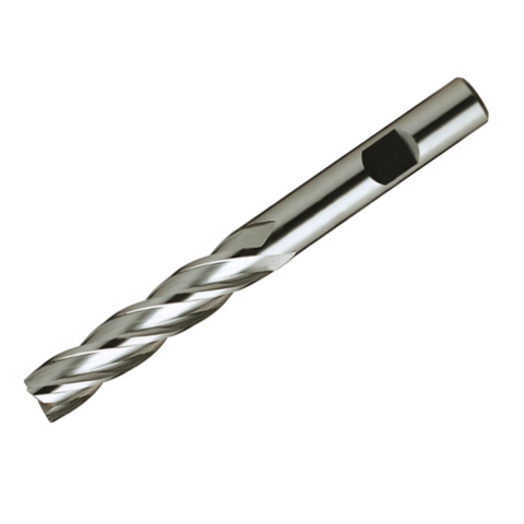 Europa Tools HSS-E End Mill - Uncoated Multi Flute - Long Length - 10mm