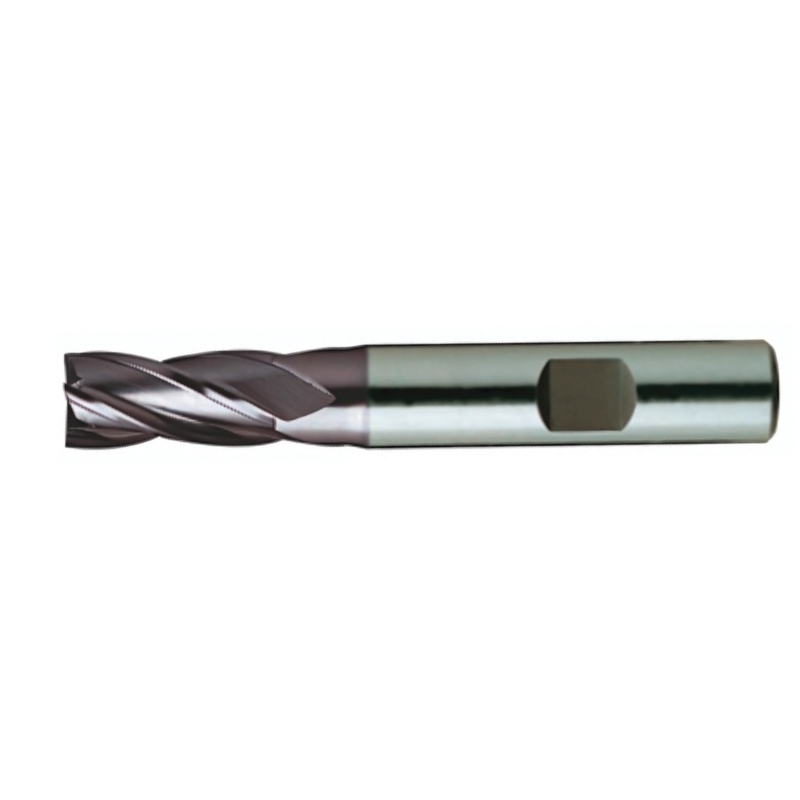 Europa Tools HSS-E End Mill - TiAlN Coated Multi Flute - Short Length - 25mm