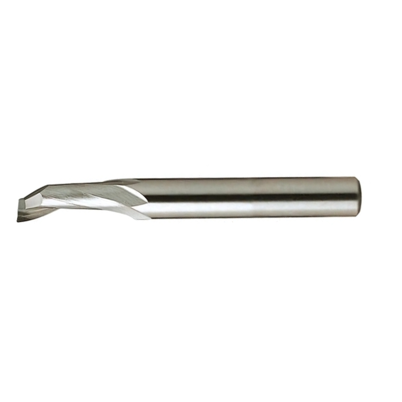 Europa Tools HSS Co5 End Mill - Aluminium Router - 1 Flute With Plain Shank Short Length - 3mm