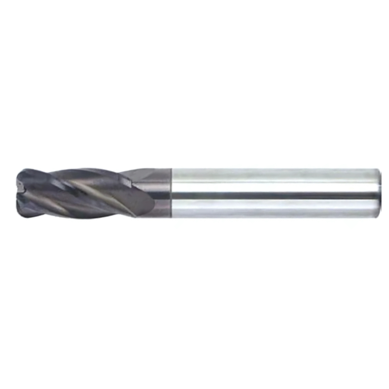 Vortex Carbide End Mill 4 Flute - Standard Flute Length With Radius Edge - 12mm x 2mm