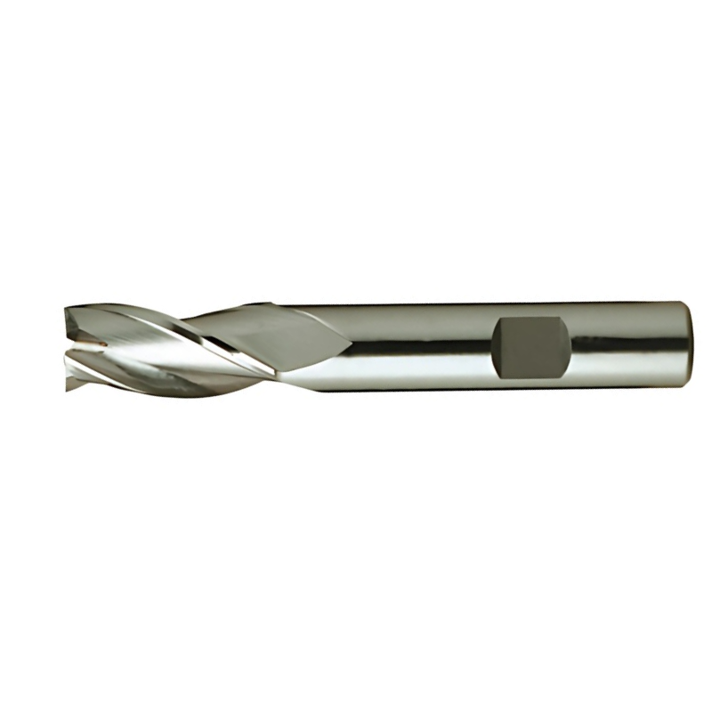 Europa Tools HSS-E End Mill - Uncoated 3 Flute Centre Cutting - Short Length - 10mm