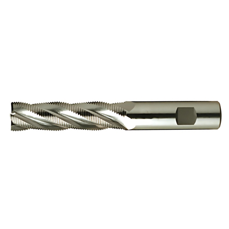 Europa Tools HSS-E Roughing End Mill - Uncoated Multi Flute Fine Pitch - LongLength - 6mm