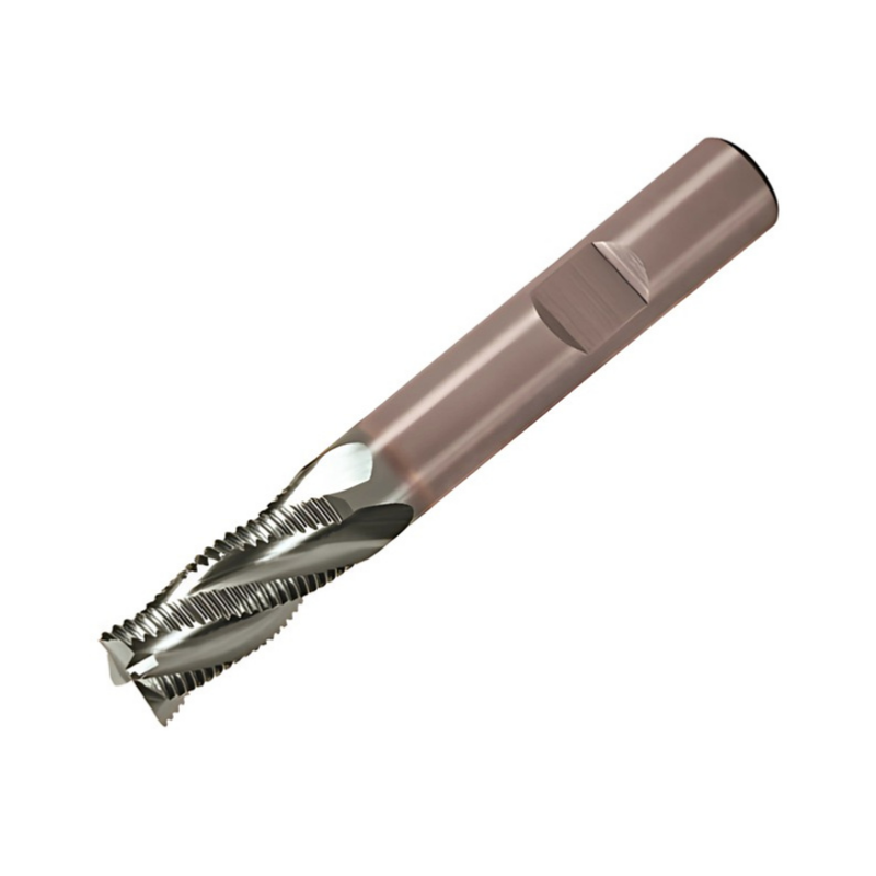 Europa Tools Powder Metal Roughing EndMill - Multi Flute Sabre Rougher - Short Length Fine Pitch - 16mm