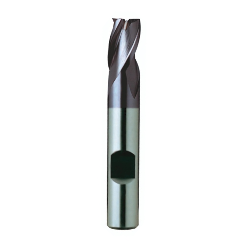 Europa Tools HSS-E End Mill - TiAlN Coated 3 Flute Centre Cutting - Stub Length -25mm