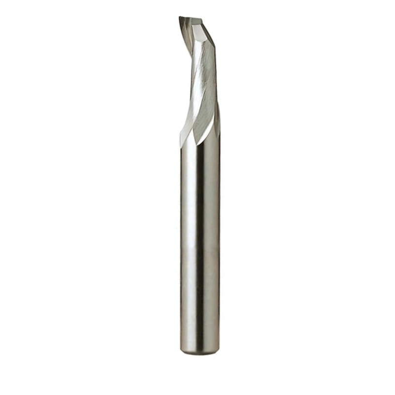 Europa Tools HSS Co5 End Mill - Aluminium Router - 1 Flute With Plain Shank Short Length - 3mm