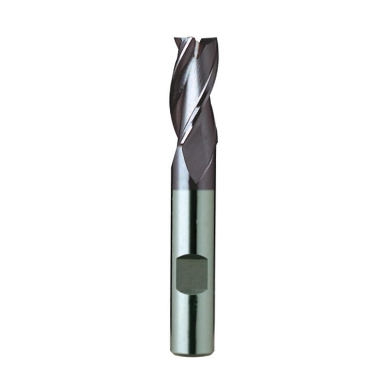 Europa Tools HSS-E End Mill - TiAlN Coated 3 Flute Centre Cutting - Short Length - 30mm