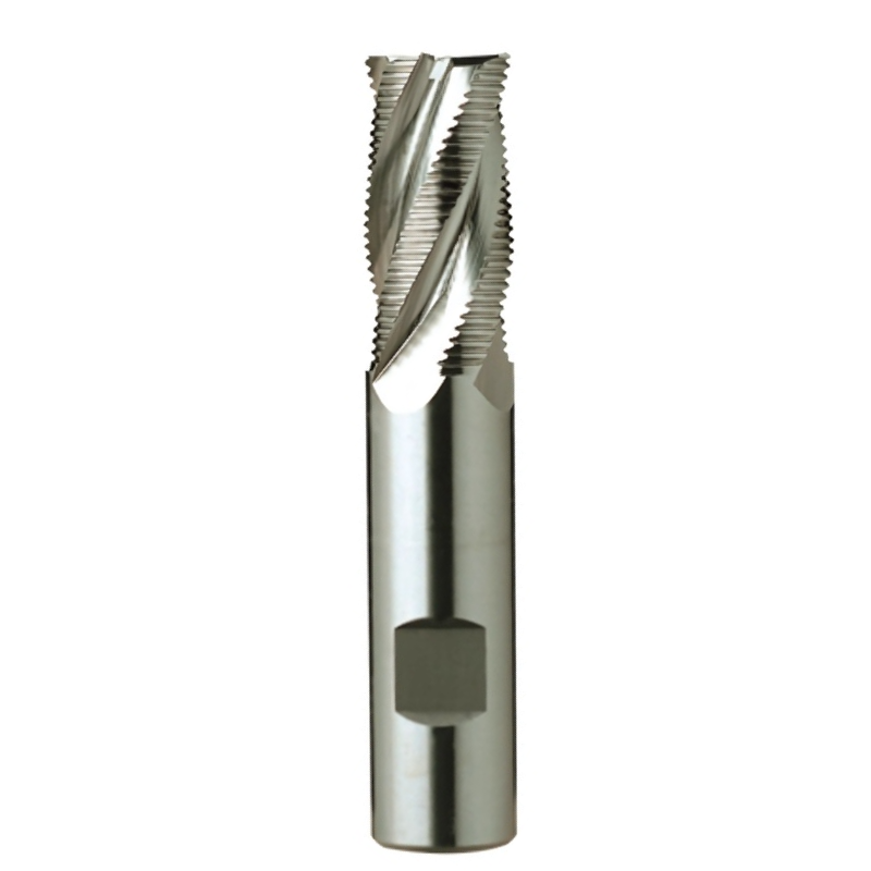 Europa Tools HSS-E Roughing End Mill - Uncoated Multi Flute Fine Pitch - Short Length - 10mm