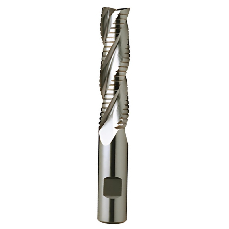Europa Tools HSS-E Roughing-Finishing EndMill - Uncoated 3 Flute Long Length - 8mm