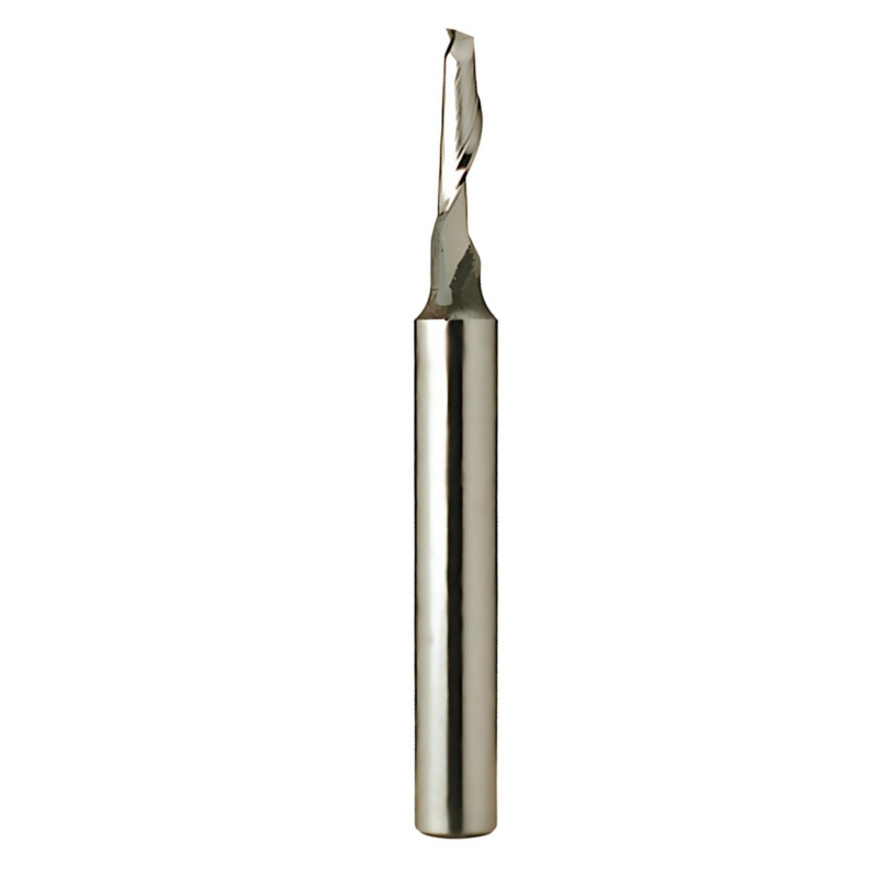 Europa Tools HSS Co5 End Mill - Aluminium Router - 1 Flute With Plain Shank Short Length - 5mm x 100mm