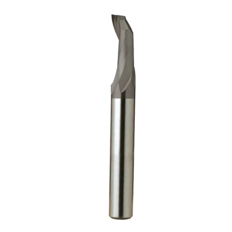 Europa Tools HSS Co5 Aluminium Router - TiAlN Coated Single Flute With Plain Shank- Short Length - 6mm