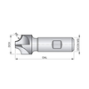 Dormer Pramet C70 10.0mm x 1mm HSS-E Flatted Shank Corner Rounding Cutter thumbnail 2