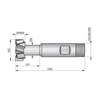 Dormer Pramet C80 11.0mm x 5mm HSS-E Screwed Shank T Slot Cutter DIN 851 thumbnail 2