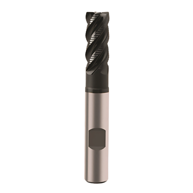 Europa Tools Powder Metal End Mill - 4 Flute Multiple Helix With Corner Radius -8mm