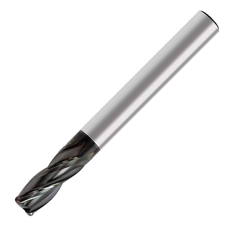 Europa Tools Carbide End Mill 4 Flute Corner Radius - Standard Length - Pulsar DMX - 8mm x R1.5