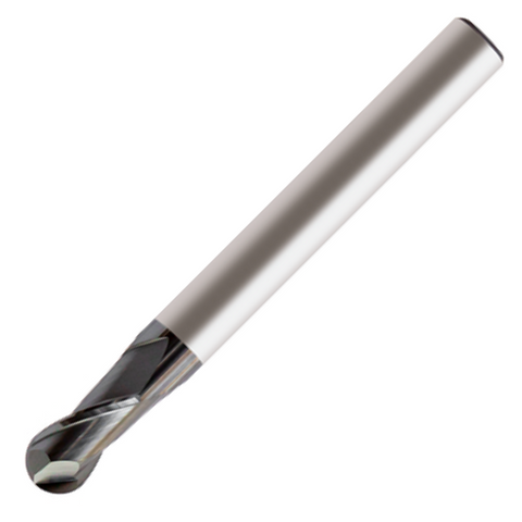 Europa Tools Carbide End Mill 2 Flute Corner Radius - Ball Nose - Pulsar XL - 10mm