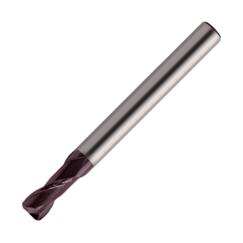 Europa Tools Carbide End Mill 2 Flute TiAlN coated - Corner Radius - Long Length - K30 - 5mm x R1