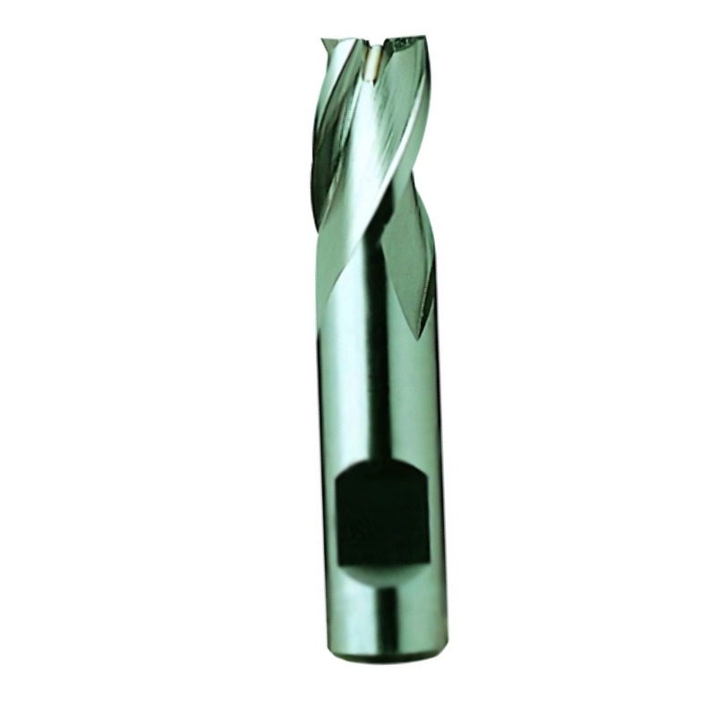 Europa Tools HSS-E End Mill - Uncoated 3 Flute With Flatted Shank - Short LengthThrow Away - 3.5mm