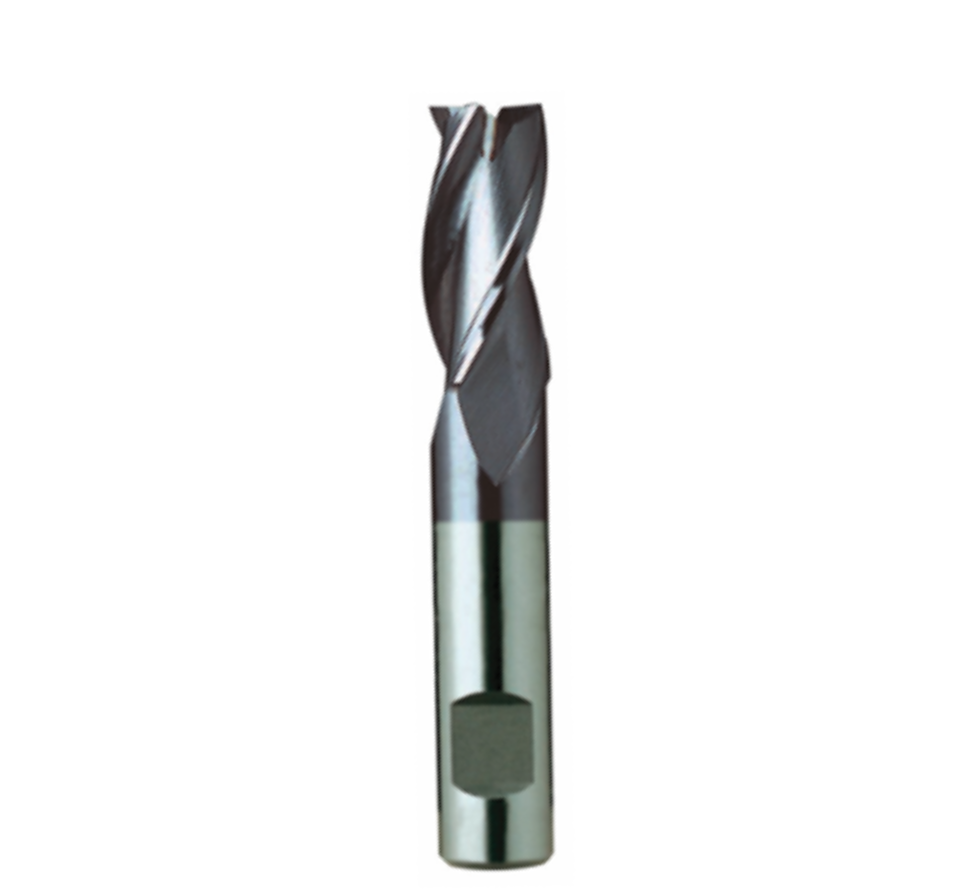 Europa Tools HSS-E End Mill - TiAlN Coated 3 Flute Centre Cutting With Flatted Shank- Short Length Throw Away - 6.5mm