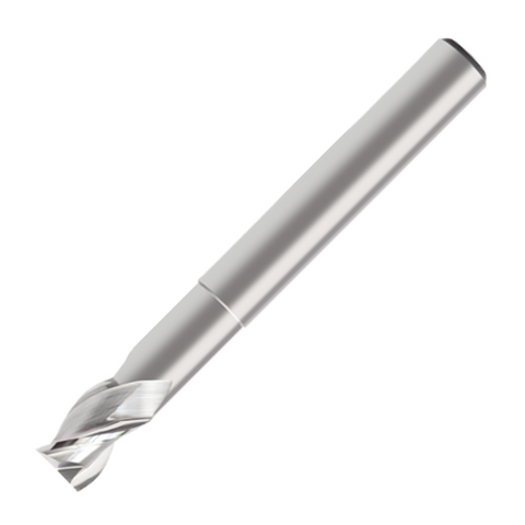 Europa Tools Carbide End Mill 3 Flute - Square Edge Extened Neck For For Aluminium - Standard Length Mastermill AL-HPC - 4mm
