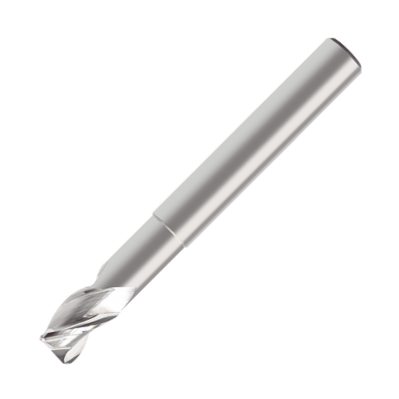 Europa Tools Carbide End Mill 3 Flute - Corner Radius With Extended Neck For For Aluminium - Long Length Mastermill AL-HPC - 8mm x R1.5