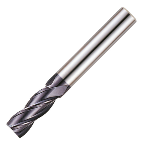 Europa Tools Carbide End Mill 4 Flute Corner Radius - Long Length - Pulsar XL - 6mm x R1