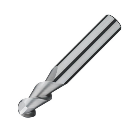 ITC Carbide End Mill Ball Nose 2052 - 2 Flute 55° Helix With Trace Of Land - Non-Ferrous - 20mm