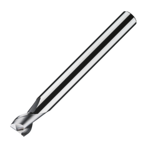 ITC Carbide End Mill Square Edge 2081 - 2 Flute 40° Helix Facet Relief with Wiper Flats - Non-Ferrous - 12mm