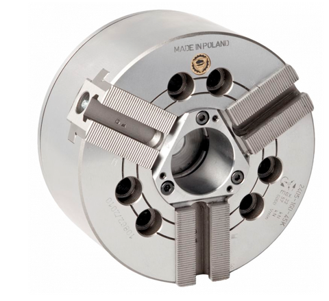 Bison Hollow Power Chuck - 3 Jaw - 2405-K-SGM Series - 160mm