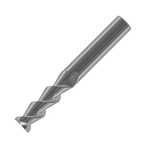 OSG 55° Helix Endmill Square Edge - Centre Cutting Long Length - 8mm
