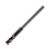 OSG Carbide 4 Flute End Mill Corner Radius TiSlN Coated - Long Length For Exotic Materials - 6mm x R0.3 thumbnail 1