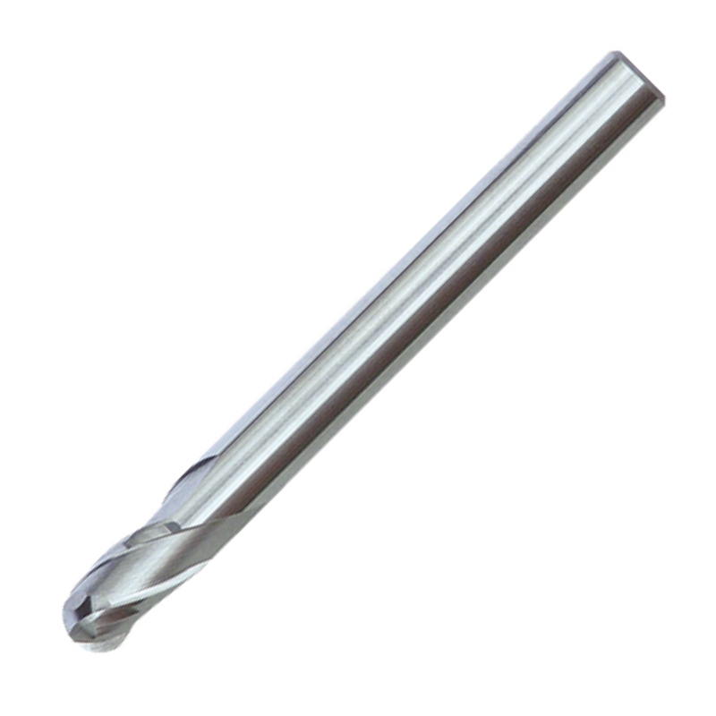 Europa Tools Carbide End Mill 3 Flute Uncoated - Ball Nose - Standard Length - K30 - 20mm