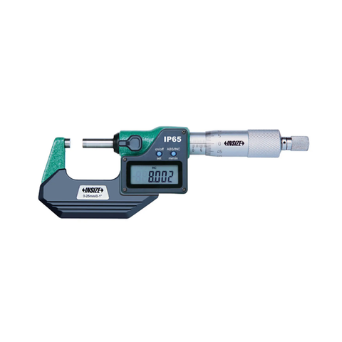 150-175mm 6-7" IP65 Waterproof/Dustproof Digital Outside Micrometer - 3108 Series (Insize)
