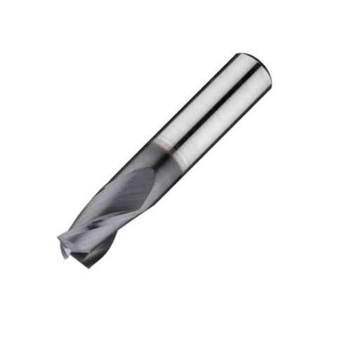 ITC Carbide End Mill Square Edge 3152 - 2 Flute 30° Helix With Facet Relief & Coating - General Purpose - 2mm