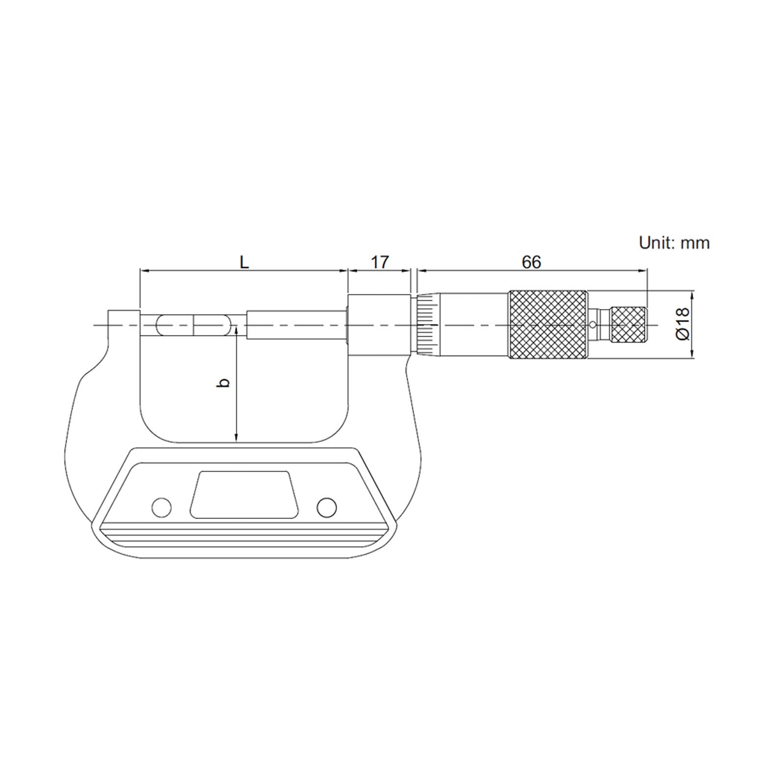 25-50mm Type B Blade Micrometer - 3232 Series (Insize)