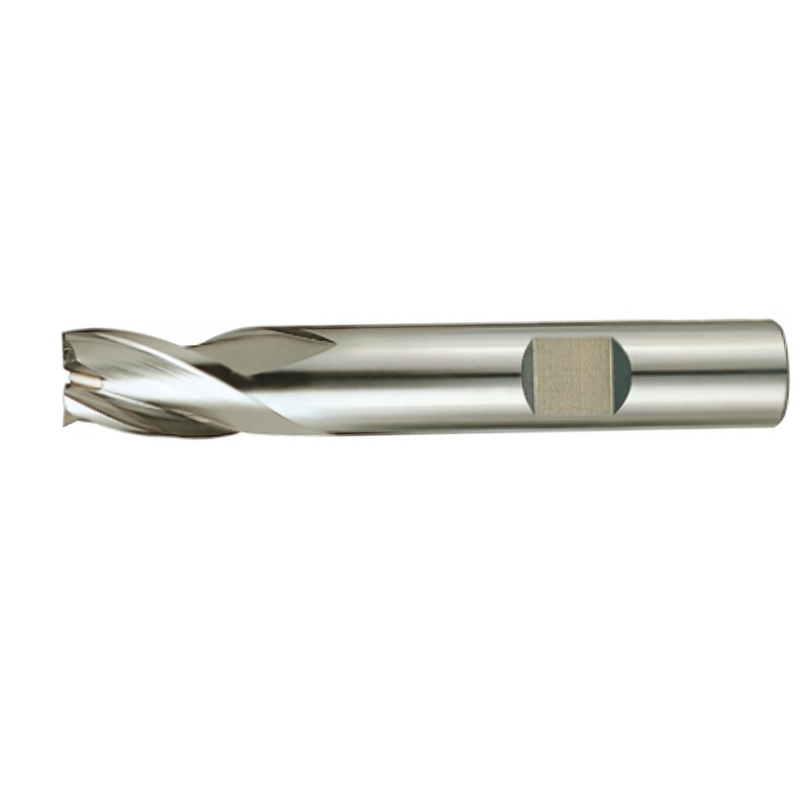 Europa Tools HSS-E End Mill - Uncoated 3 Flute Standard Short Throw Away - 5mm