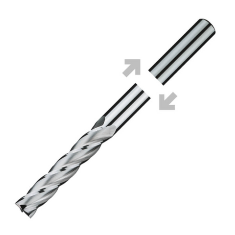 ITC Carbide End Mill Square Edge 4001 - 4 Flute 30° Helix With Facet Relief - General Purpose - 12mm