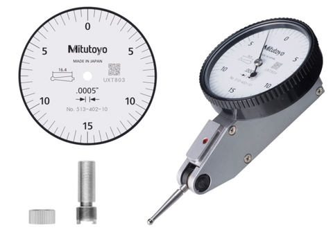 Horizontal Dial Test Indicator 0,03", 0,0005", 9,52mm Stem