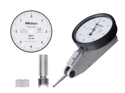 Horizontal Dial Test Indicator 0,008", 0,0001", 9,52mm Stem