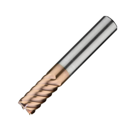 ITC Carbide End Mill Square Edge 6011 - Multi-flute 52° Helix Roll Relief + Coating - Steels & Exotics - 3mm