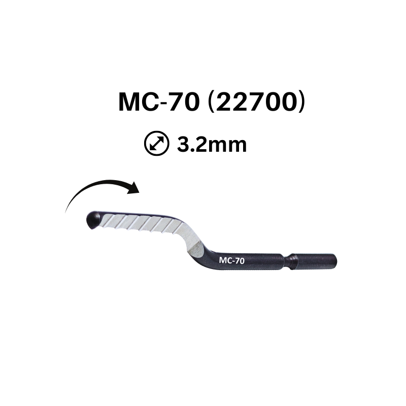 CP Gratex Multi Cutting Edge Deburring Blades - HSS - 3.2mm - MC-70