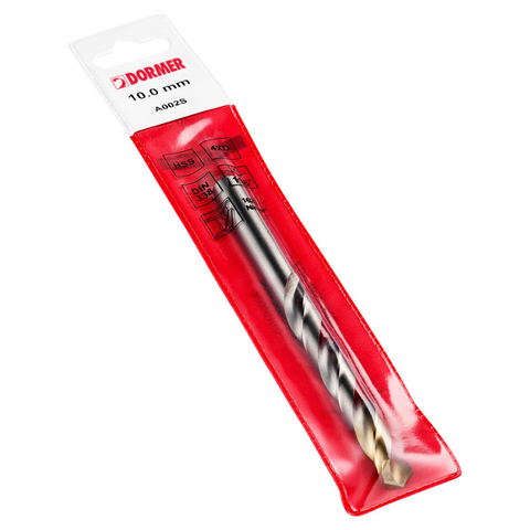 Dormer Pramet A002S 12.50 mm HSS TIN STRAIGHT SHANK JOBBER DRILL, POUCHPACK, DIN 338