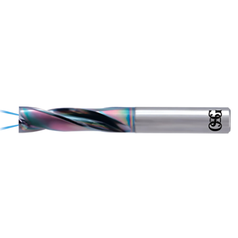 OSG Flat Bottom Carbide Drill - Through Coolant 3xD - EGIAS Coated - 15.20mm